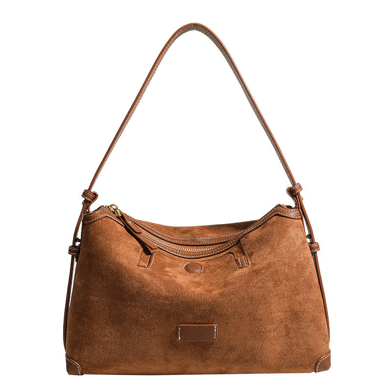 Premium Soft Tote Bag for Women, Large Capacity Light Luxury Shoulder Handbag with Crossbody Strap, Trendy Underarm Style Everyday Carryall