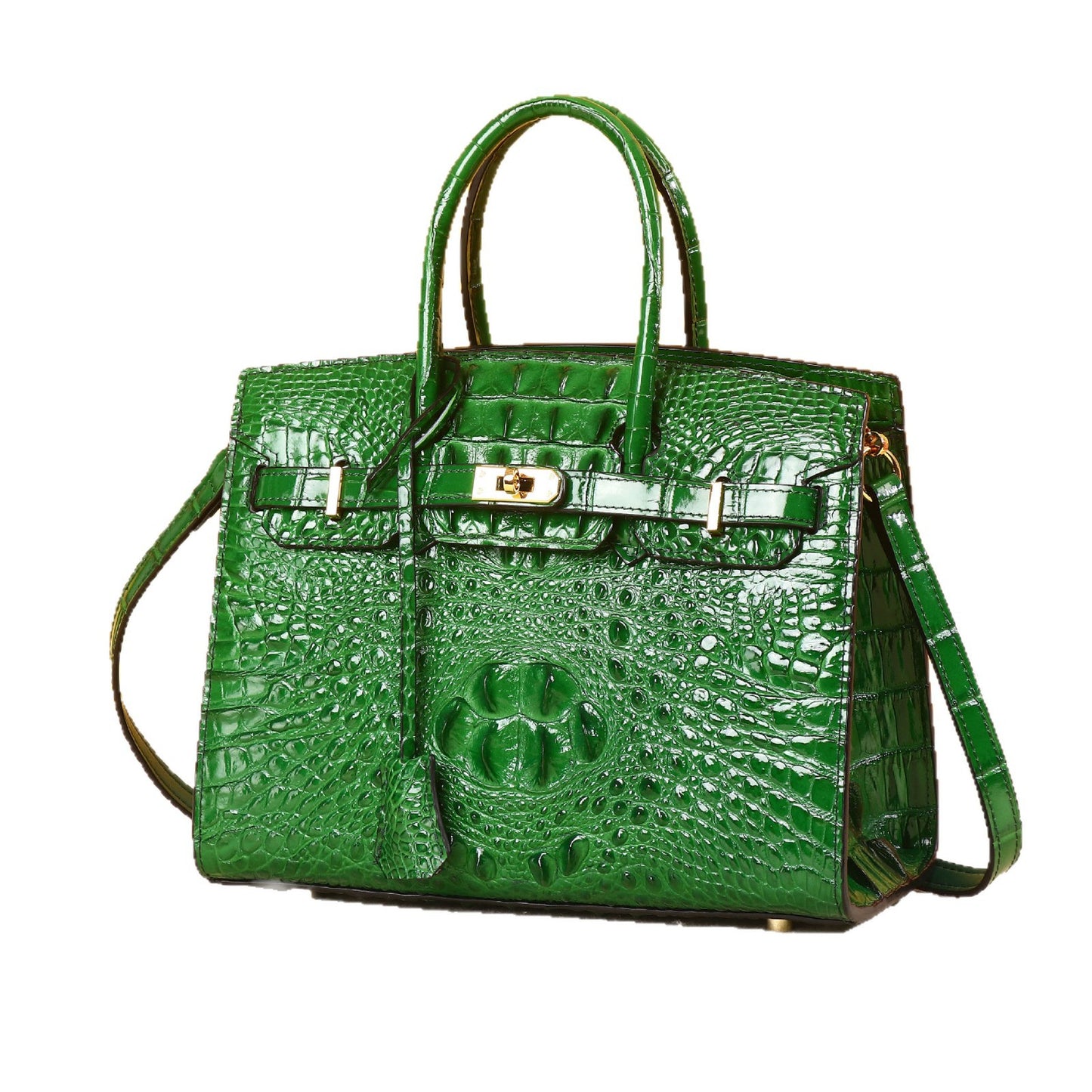 New Arrival Classic Croc-Effect Handbag for Women, A Multi-Functional Large Capacity Shoulder Crossbody Top-Handle Bag with High-End Sophisticated Design