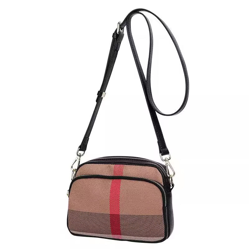 Genuine Leather Camera Crossbody Bag for Women, New Trendy Summer Shoulder Purse, Premium Versatile Small Square Handbag for Ladies