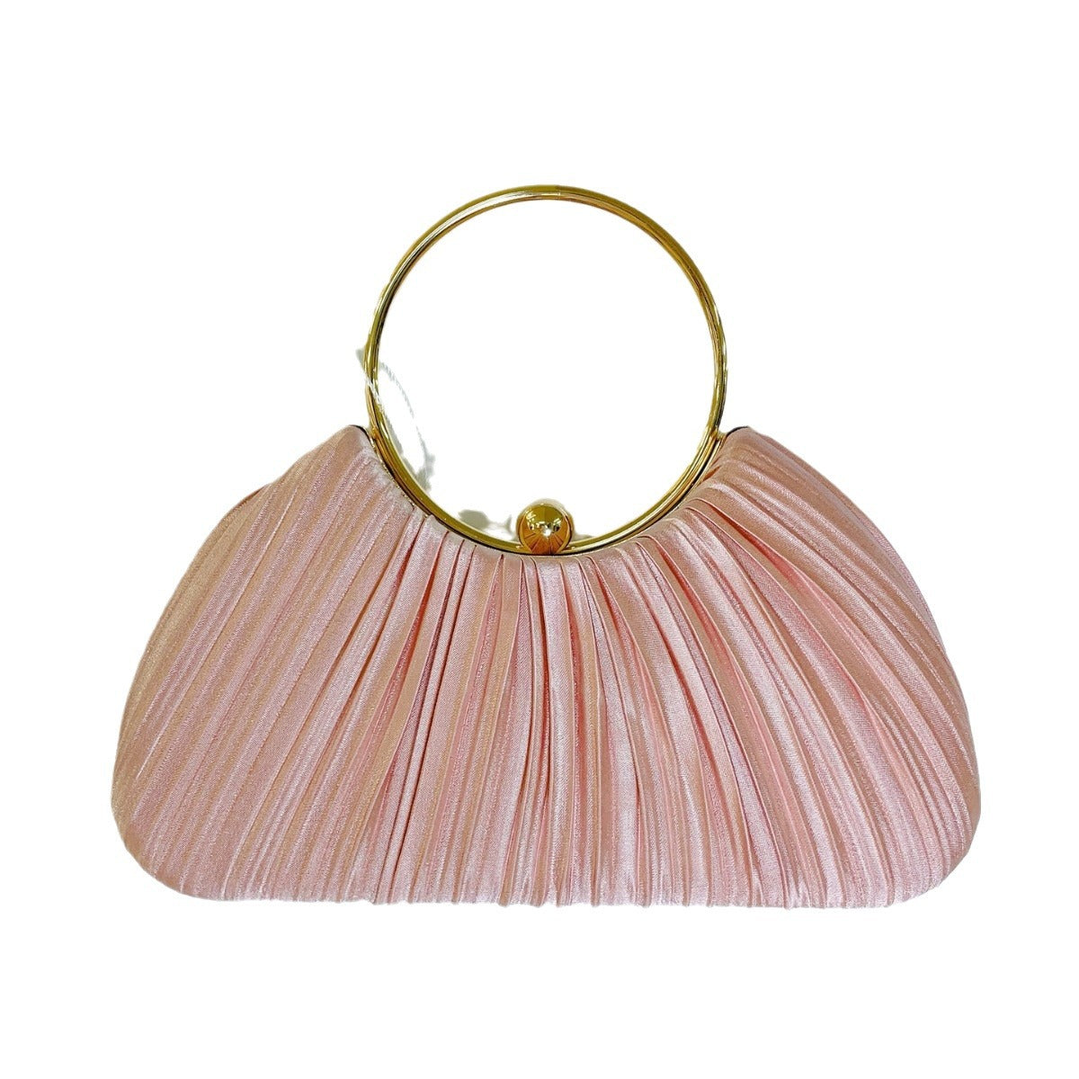 Elegant Pleated Evening Bag for Women, A Glamorous Chain Top-Handle Crossbody Shoulder Handbag Perfect for Banquets Parties & Special Occasions