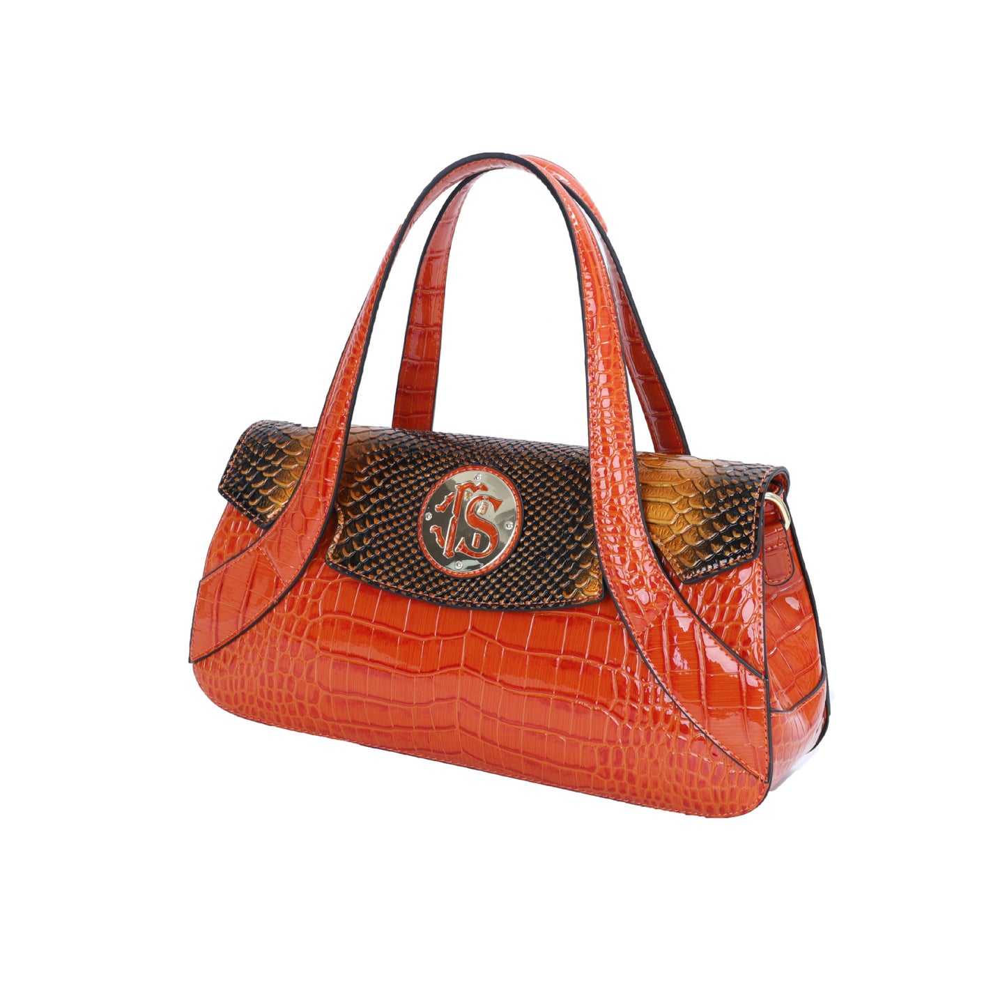Patent Leather Snakeskin Embossed Tote Bag for Women Large Capacity Light Luxury Handbag, Glossy Finish Purse with Exotic Texture