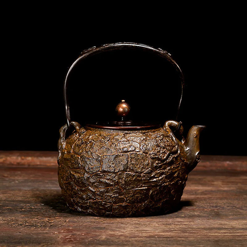Portable Tea Pot Japanese Iron Teapot for Brewing Tea Vintage Teapots To Boil Water Kung Fu Water Jug Puer Oolong Yixing Teapot