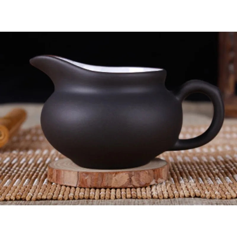 Purple Clay Cup Mug Tea Set Teapot Chinese Kung Fu Tea Cup Set Kettle Drankware Justice Cup Teapot Teaware