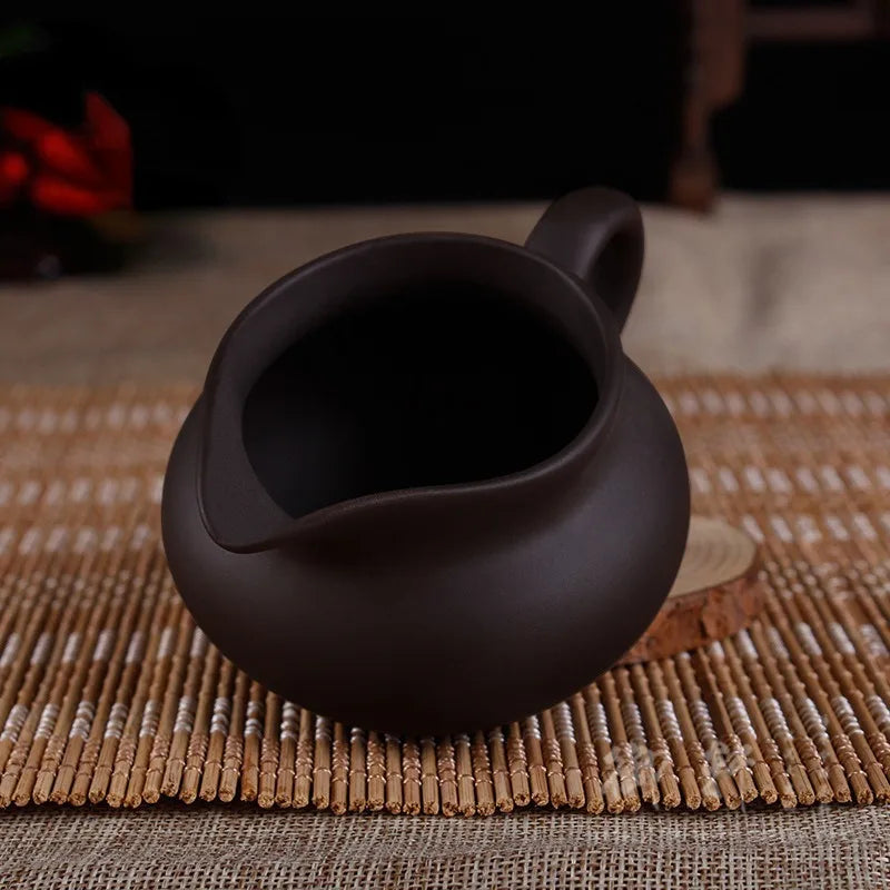 Purple Clay Cup Mug Tea Set Teapot Chinese Kung Fu Tea Cup Set Kettle Drankware Justice Cup Teapot Teaware