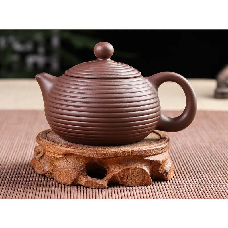 Purple Clay Teapot Large-capacity Household Longfeng Tea Kettle Chinese Kungfu Tea Set Cup Set