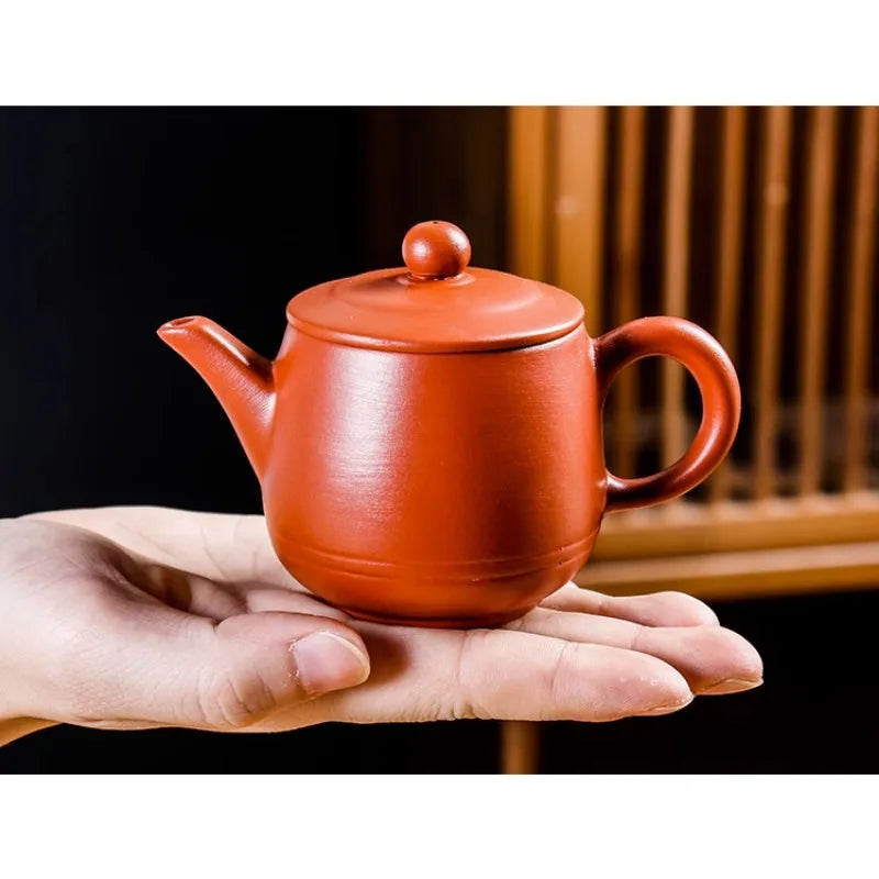 Purple Clay Teapot Machine-made Xishi Tea Pot Raw Ore Dahongpao Quality Teaware Oolong Pu're Tea Set Filter Kettle