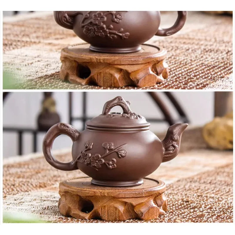 Purple Clay Teapot Red Clay Red Clay Ceramic Filter Small Size Tea Pot Kung Fu Tea Pothousehold Tea Making Set