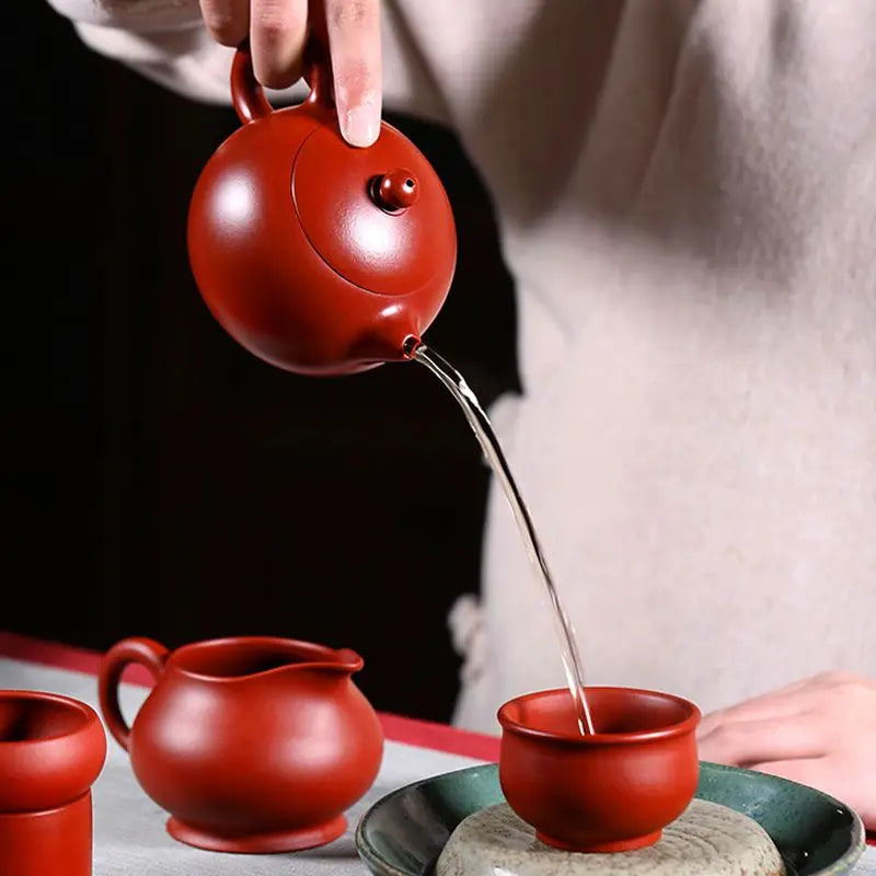 Purple Clay Teapot Teaware Household Chinese Tea Ceremony Gifts Portable Authentic Yixing Handmade Tea Pots