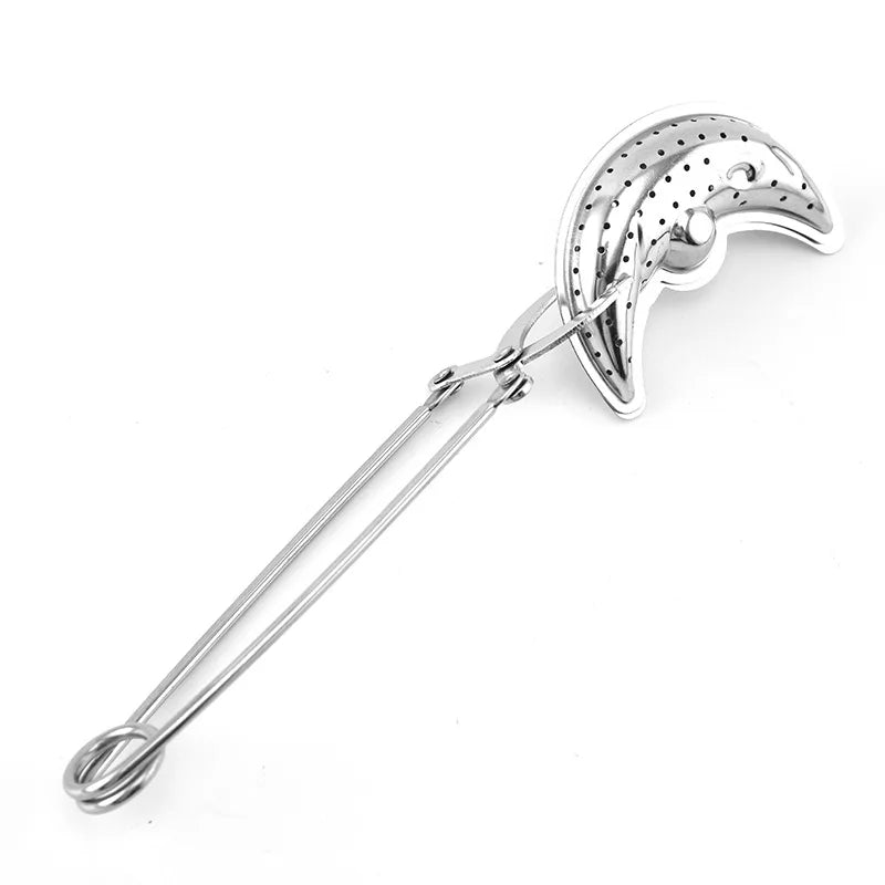 Reusable Tea Infuser Mesh Tea Bag Stainless Steel Firmly Filter Tea Strainer Mug Shell Heart-shaped Teapot Gadgets