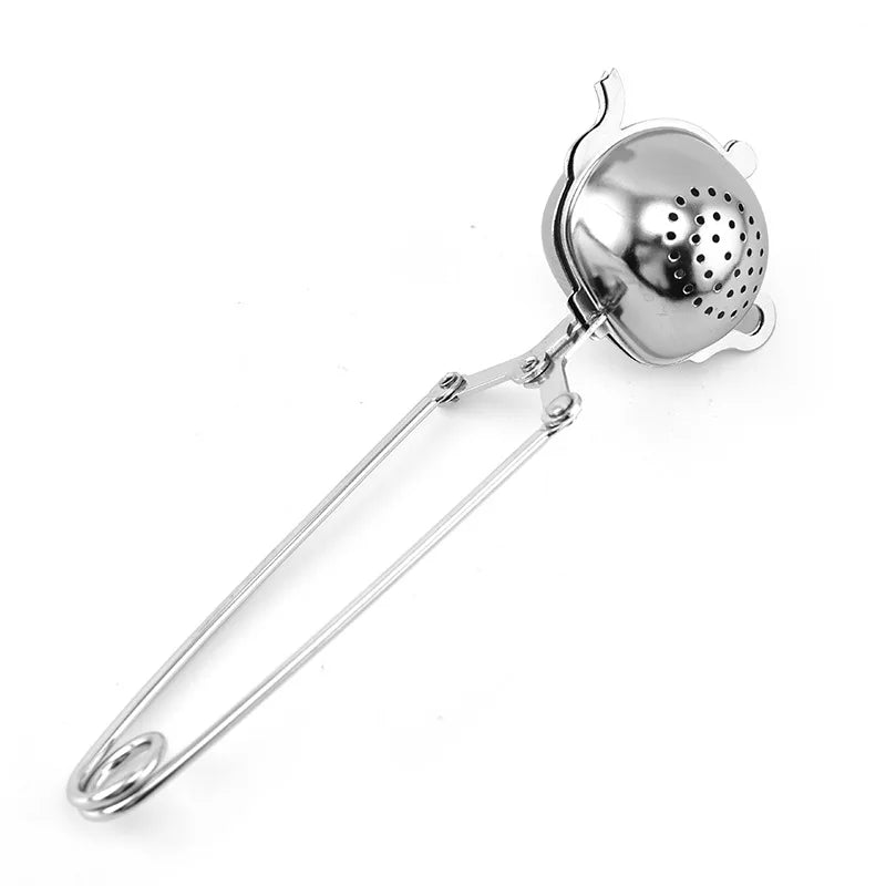 Reusable Tea Infuser Mesh Tea Bag Stainless Steel Firmly Filter Tea Strainer Mug Shell Heart-shaped Teapot Gadgets
