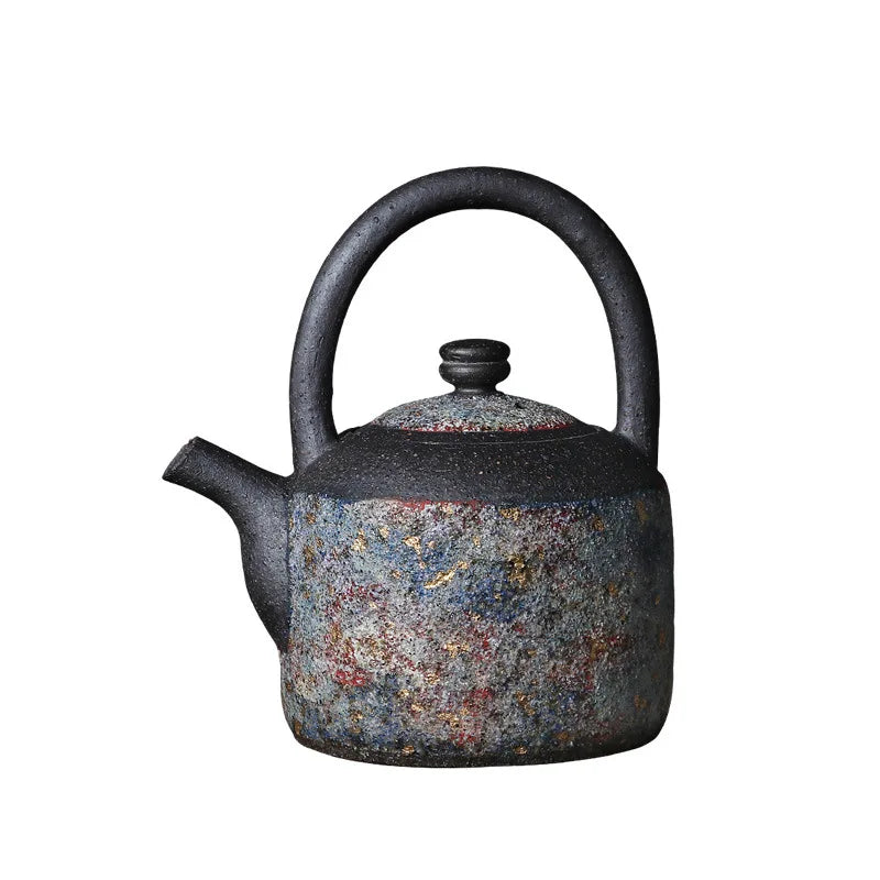 Rock Mine Firewood Tea Kettle Ceramic Household Kung Fu Tea Set Teapot Tea Cooker Tea Kettle Single Teapot