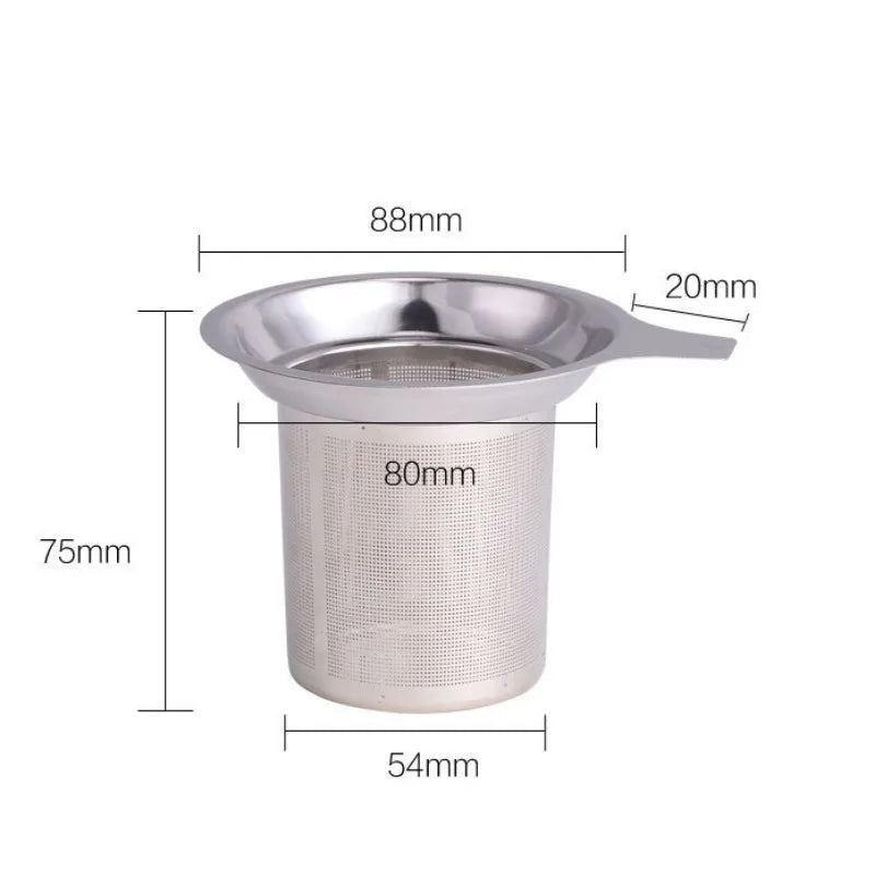 Stainless Steel Tea Infuser Tea Leaves Spice Seasoning Tea Strainer Teapot Fine Mesh Coffee Filter Teaware Kitchen Accessories
