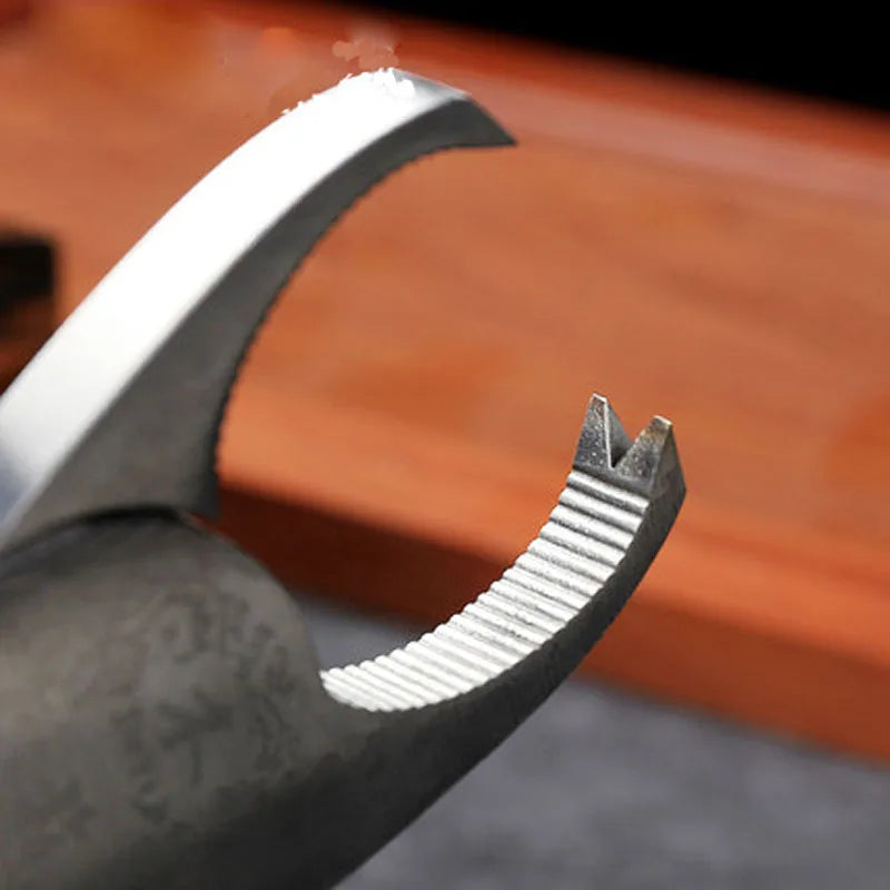 Stainless Steel Tea Pliers, Dark Puer Tea Knife Set Accessories, Pry Tea Tool, Teaware Needles Cones