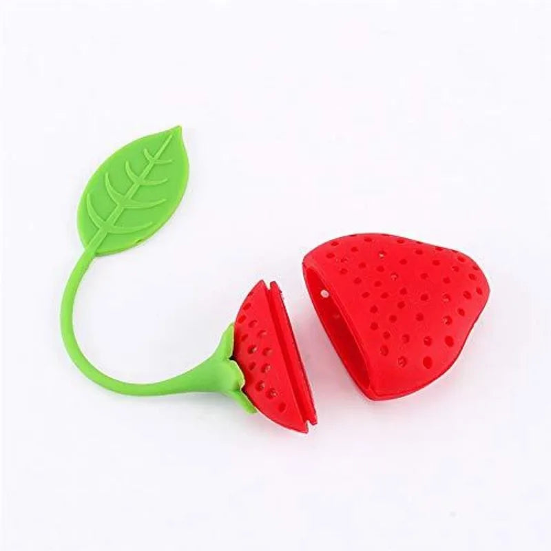 Strawberry Teabag Brewing Device Diffuser Teapot Gadgets Reusable Tea Bag Tea Infuser Coffee Filter Kitchen Silicone Tea Ball