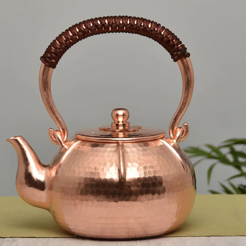 Tea Kettle Teapot Set Vintage Water Kettles Teapot Japanese Handmade Infuser Teapot Copper Coffee Pots Portable Kongfu Tea Set