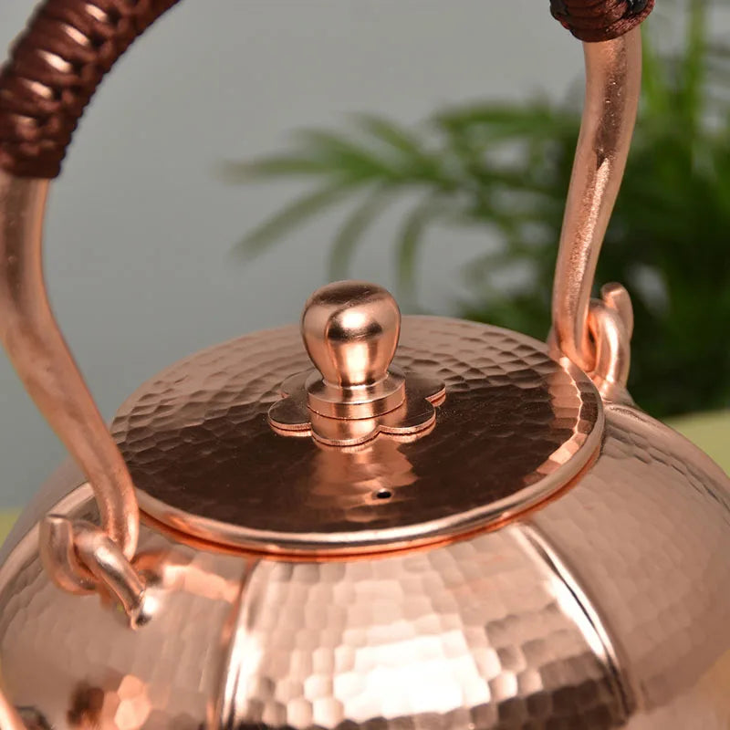 Tea Kettle Teapot Set Vintage Water Kettles Teapot Japanese Handmade Infuser Teapot Copper Coffee Pots Portable Kongfu Tea Set