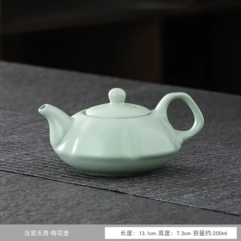 Tea Maker Traditional Chinese Xishi Teapot Pottery Clay Pots Handmade Teaware Gongfu Tea Pot Set Tea Ceremony Tea Infuser
