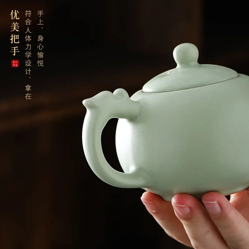 Tea Maker Traditional Chinese Xishi Teapot Pottery Clay Pots Handmade Teaware Gongfu Tea Pot Set Tea Ceremony Tea Infuser