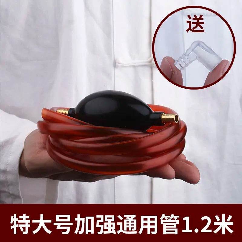 Tea Tray Drain Pipe With Water-absorbing Ball Silicone Copper Joints, Tea Table Down Water Pipe Hose Tea Ceremony Tea Set