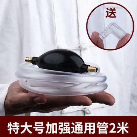 Tea Tray Drain Pipe With Water-absorbing Ball Silicone Copper Joints, Tea Table Down Water Pipe Hose Tea Ceremony Tea Set