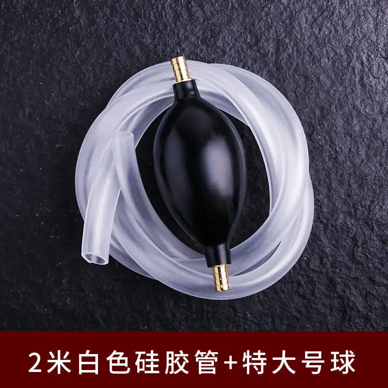 Tea Tray Drain Pipe With Water-absorbing Ball Silicone Copper Joints, Tea Table Down Water Pipe Hose Tea Ceremony Tea Set