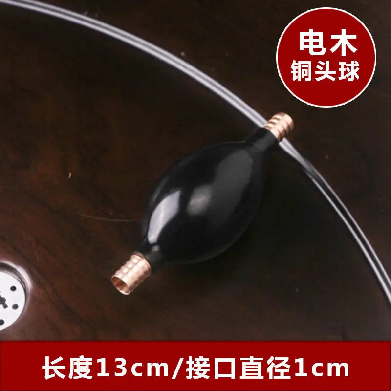 Tea Tray Drain Pipe With Water-absorbing Ball Silicone Copper Joints, Tea Table Down Water Pipe Hose Tea Ceremony Tea Set