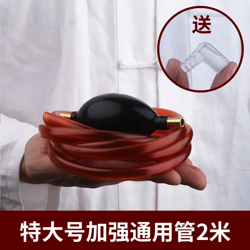 Tea Tray Drain Pipe With Water-absorbing Ball Silicone Copper Joints, Tea Table Down Water Pipe Hose Tea Ceremony Tea Set
