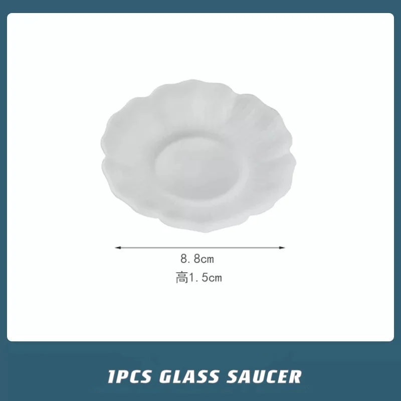 Tea ceremony чай Glass tea making bowl drainage bowl tea making utensil green tea Japanese style fair cup tea set tea ware set