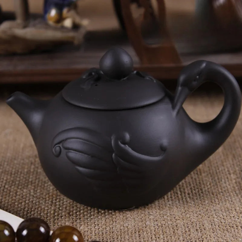 Teapot Yixing Zisha Teapot Authentic Zisha Teapot Tea Set Zisha Modern Zisha Art Swan Pot
