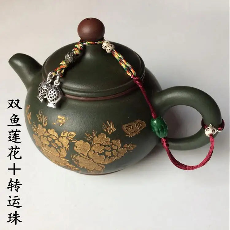 Teapot with Rope for Tea Ceremony, High-grade Pot Lid, Tied Teapot