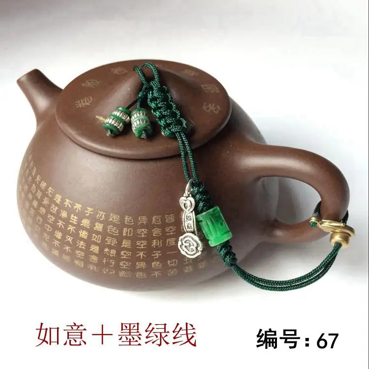 Teapot with Rope for Tea Ceremony, High-grade Pot Lid, Tied Teapot