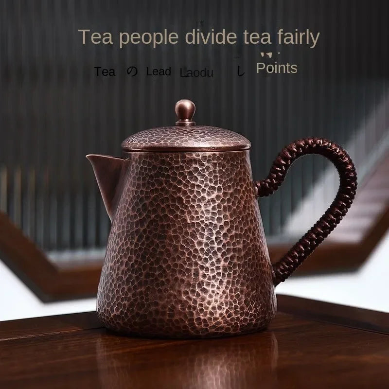 The Old-style Thickened Copper Teapot Pure Copper Teapot Home Teapot Side Teapot Teapot Handmade Retro Electric Pottery Stove