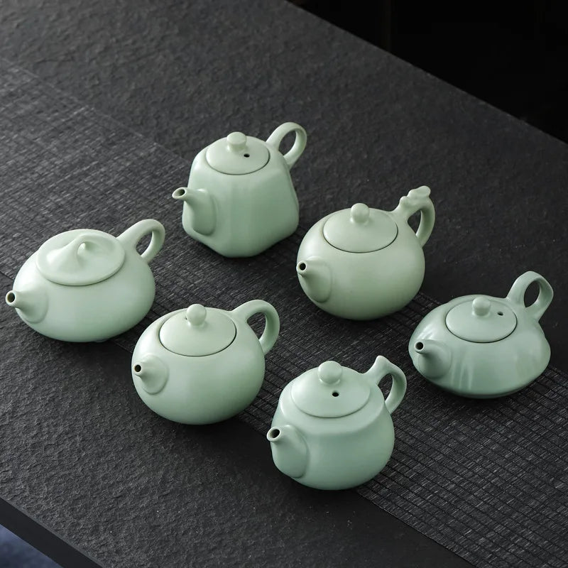 Traditional Ceramic Xishi Teapot Chinese Pottery Clay Pots Chinese Handmade Teaware Kung Fu Tea Pot Set Tea Ceremony