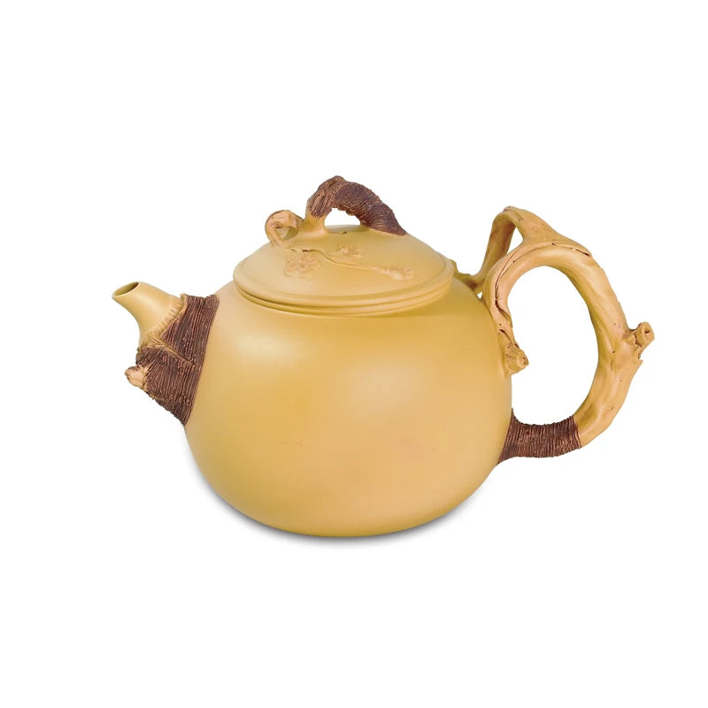 Xuandiao Yixing Famous Teapot Handmade Raw Ore Beige Clay Teapot Creative Teapot Tea Set Household
