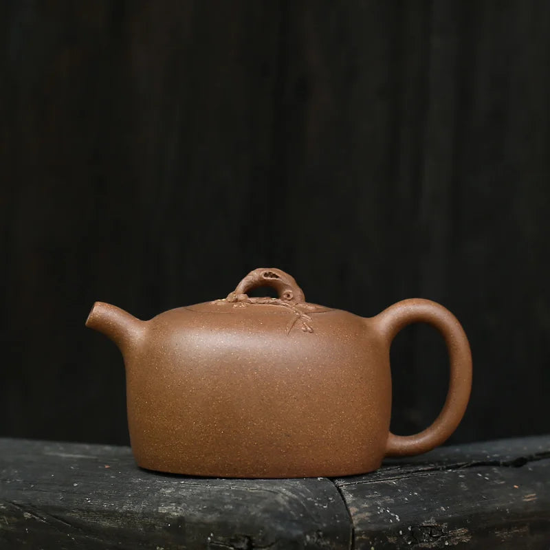 Yishuitang Yixing purple clay teapot pure manual duanni Aomei teapot manual Decal Kungfu Teapot Tea Set