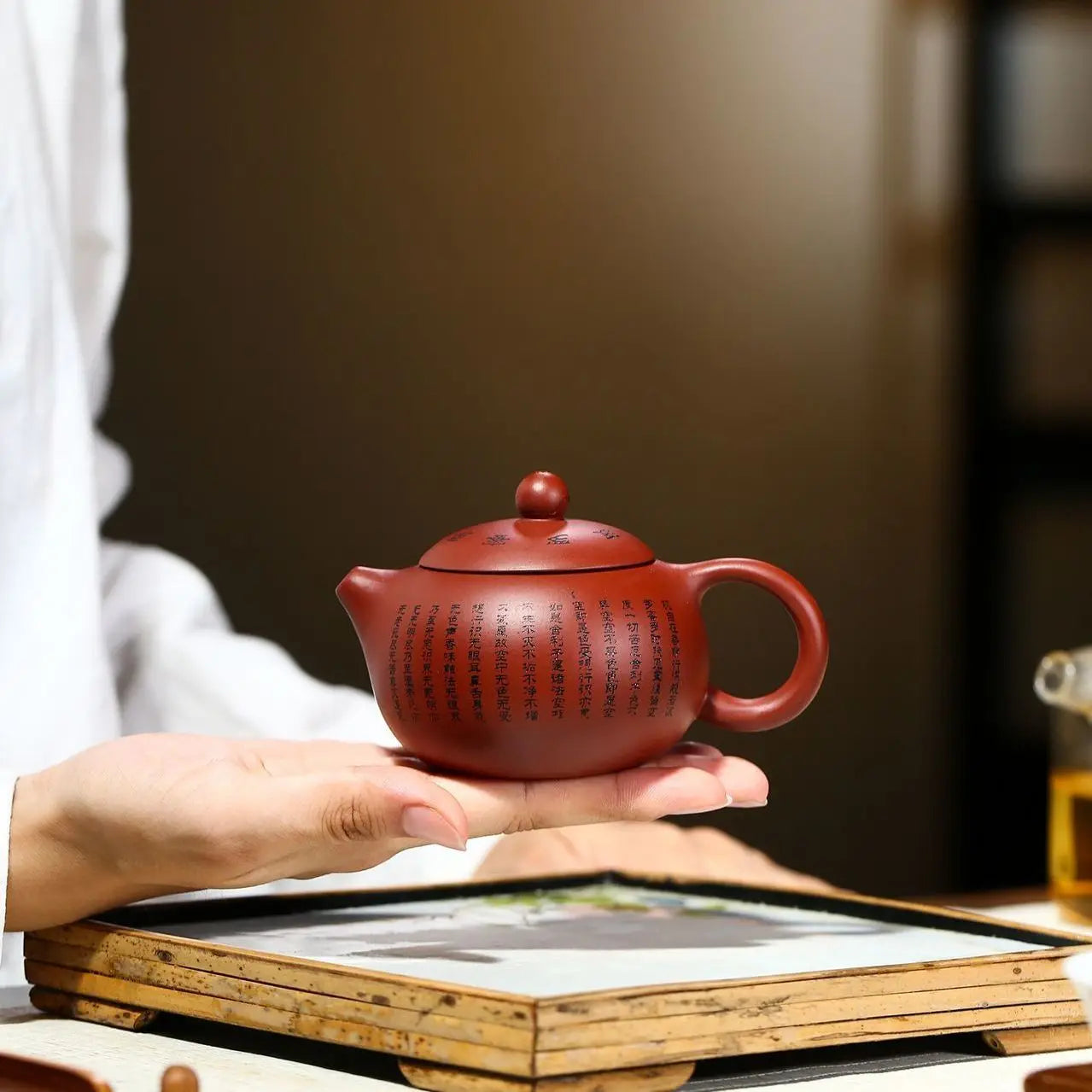 Yixing Purple Clay Tea Pot Home Dahongpao Customized Teaware Handmade Xishi Teapot Kettle Tea Drinkware 200ml