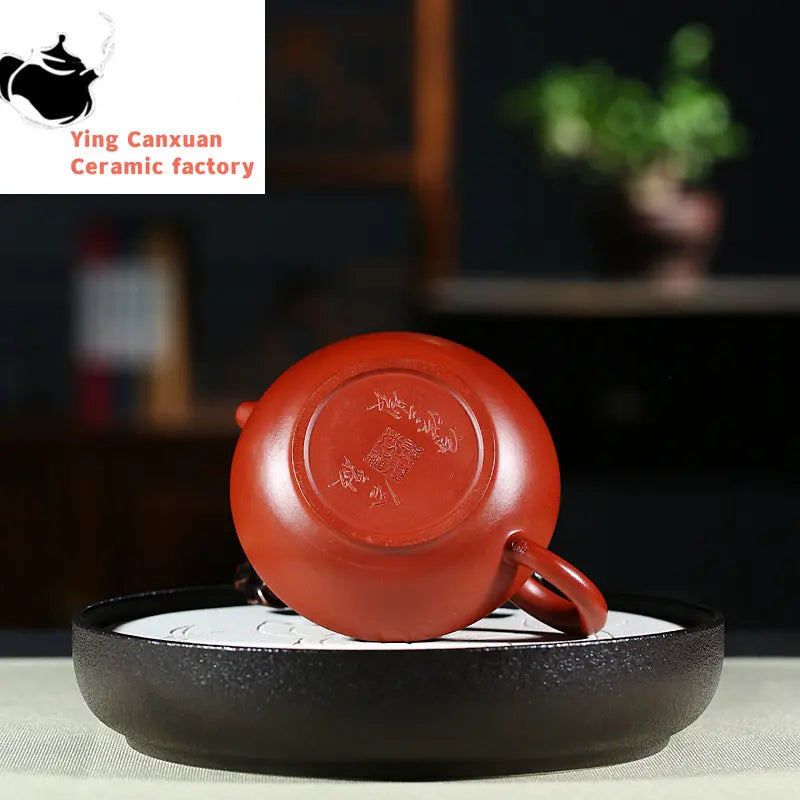 Yixing Purple Clay Teapot Pot Original Ore Dahongpao Acacia Pot 250ml Kung Fu Tea Set Teapot