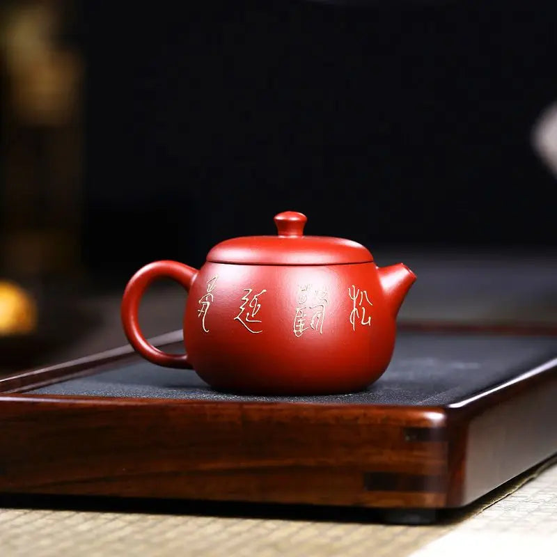 Yixing Purple Clay Teapot Xishi Tea Pot Raw Ore Dahongpao Crane High Quality Teaware Oolong Pu're Tea Set Filter Kettle