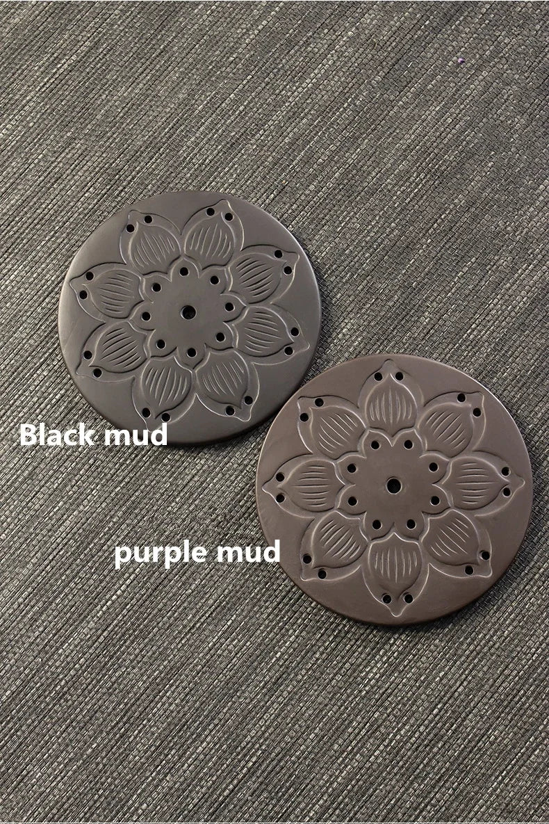 Yixing Purple Sand Pot Pad, Tea Set Accessories, Tea Cup Pad, Tea Cup Holder, Purple Sand, Dry Foam Table, Tea Trays