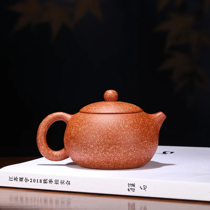 Yixing Purply Clay Teapot Chinese Kongfu Tea Pots Teaware Dragon Blood Clay Mud Xishi Teapot Pot 240ml Teaware
