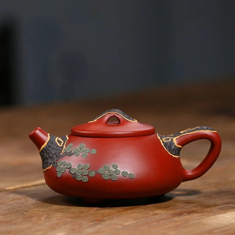 Yixing Tea Pot Teapot Tea Pot Filter Handmade Purple Clay Teaware Customized Gifts Drinkware Set