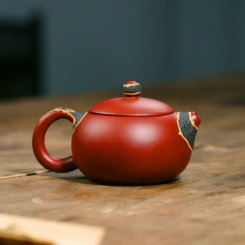 Yixing Tea Pot Teapot Tea Pot Filter Handmade Purple Clay Teaware Customized Gifts Drinkware Set