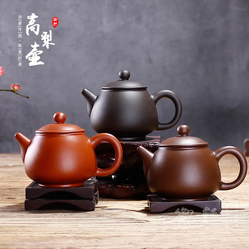Yixing Teapot Chinese Zisha Tea Pot Filter Authentic Purple Clay Tea Kettle Pot Handmade Kung Fu Teaware Tea Kettle Set