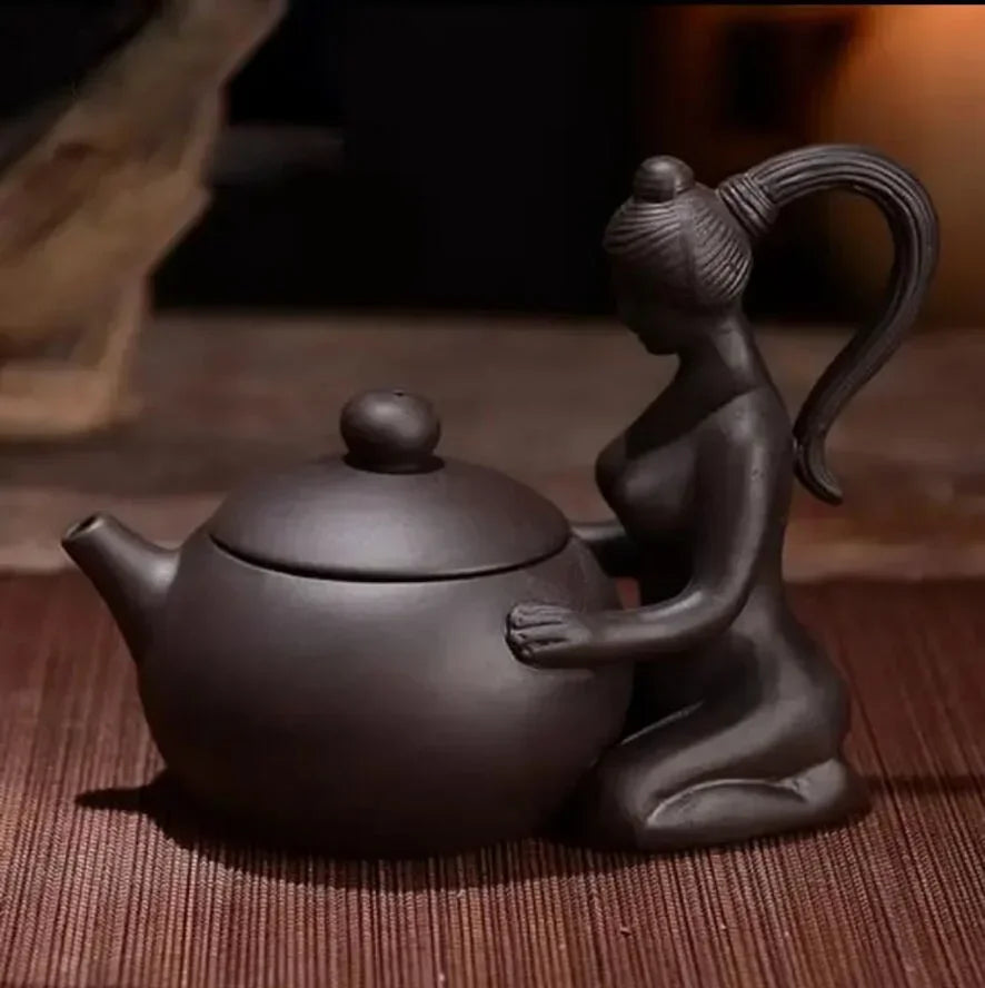 Yixing Teapots Chinese Handmade Xi Shi Teapot Authentic Zisha Tea Kettle Purple Clay Pot Kung Fu Tea Set