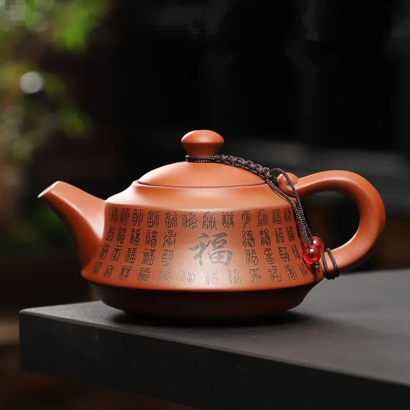 Yixing Zisha Teapot Chinese Handmade Teaware Tea Pots Home Kung Fu Tea Sets Puple Clay Pots Tea Kettle Set