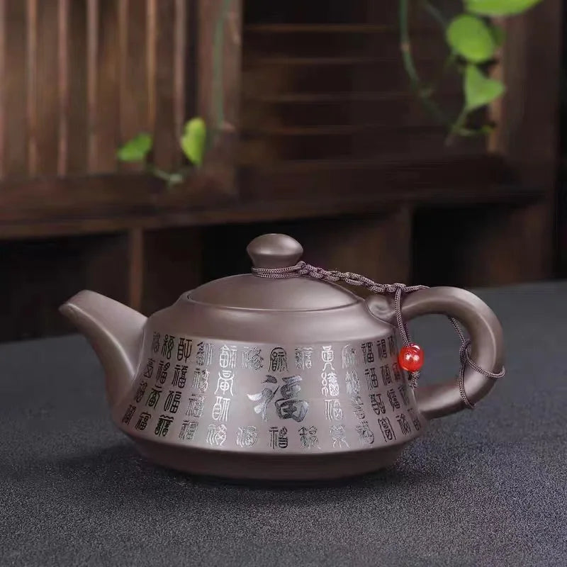 Yixing Zisha Teapot Chinese Handmade Teaware Tea Pots Home Kung Fu Tea Sets Puple Clay Pots Tea Kettle Set