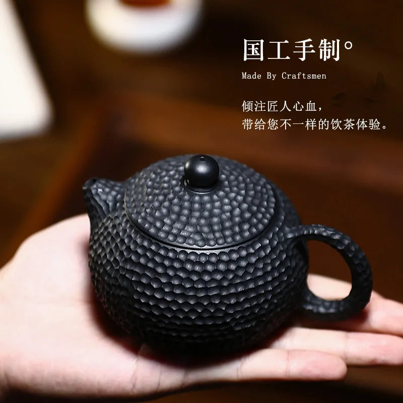 Yixing purple clay teapot pure handmade teapot