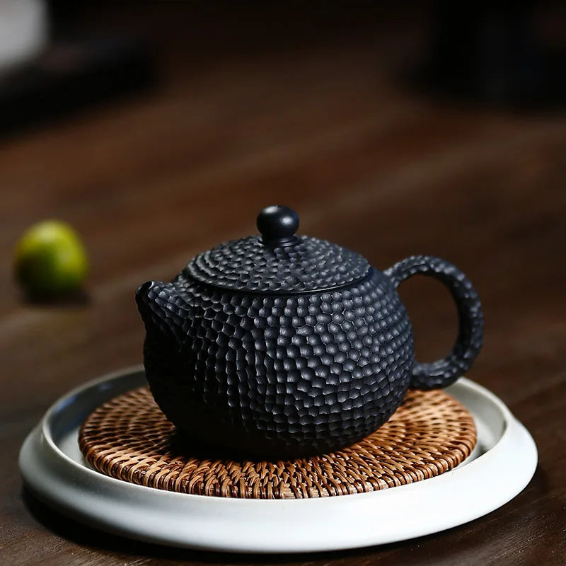 Yixing purple clay teapot pure handmade teapot