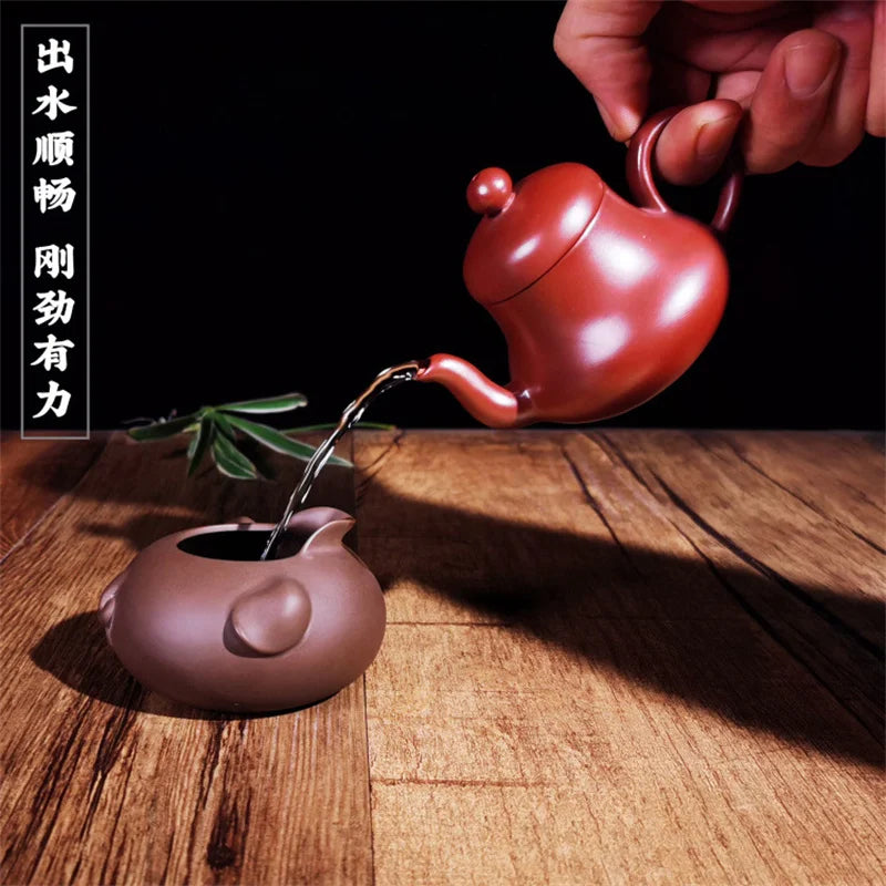 Yixing tea pot purple clay Siting teapot Chinese Famous Handmade Tea set kettle Teaware custom Tea ceremony gift 120ml
