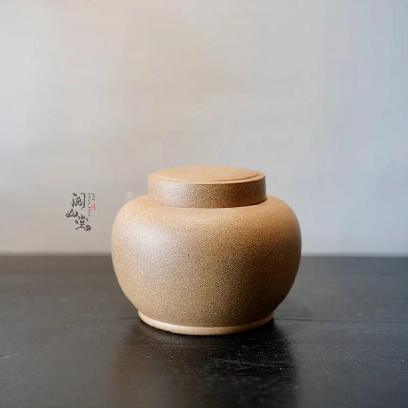 Yueshan Hall | With Tolerance Fine Zisha Tea Pot Tea storage pot Tea warehouse High-End Boccaro Teapot Hand-Crafted